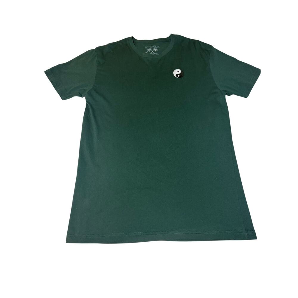 Riot Society Yin Yang Embroidered T-Shirt Size L Gorpcore Y2K 90s Retro